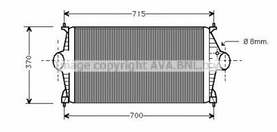 AVA QUALITY COOLING cn4043 -  Интеркулер